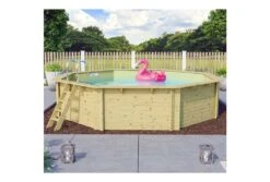 Trend Pool Houten Zwembad | Ø 547 X 124 Cm -Bestway Zwembaden Winkel trendpool houten zwembad 547 124cm