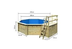 Trend Pool Houten Zwembadterras Voor Ø 470 Cm -Bestway Zwembaden Winkel trendpool houten zwembad terras voor 470 cm afmetingen